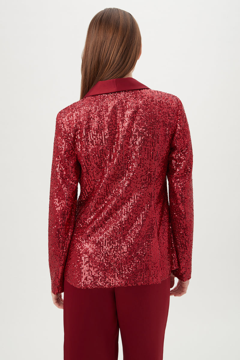 AI BLAZER in RUQA RED additional image 7