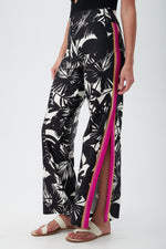 WOMEN'S LENNOX SIDE SLIT SWIM COVER-UP PANT in BLACK/VANILLA additional image 3