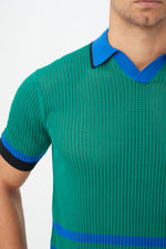 GRAMERCY SHORT SLEEVE POLO in PACIFIC GREEN additional image 11