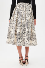 AURELIA SKIRT in SAVANNA SAND/BLACK additional image 3