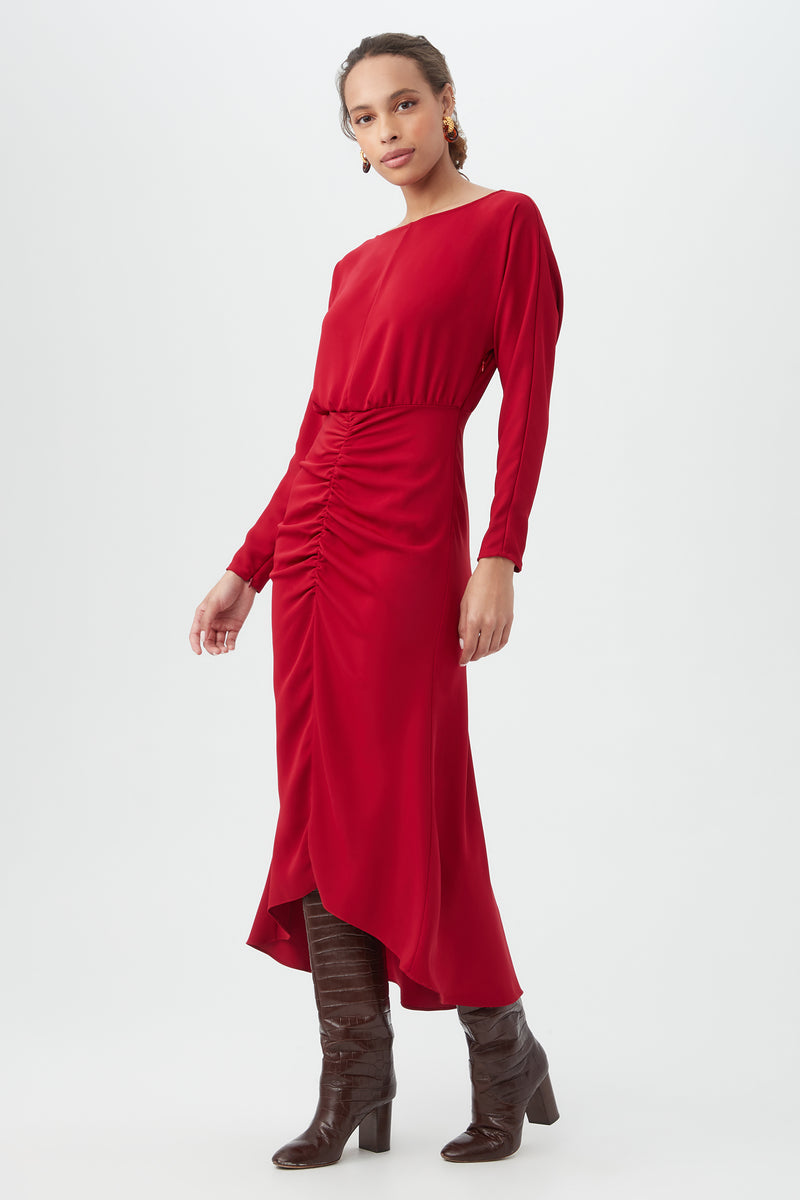 BEHATI DRESS in ROSELLE RED additional image 2