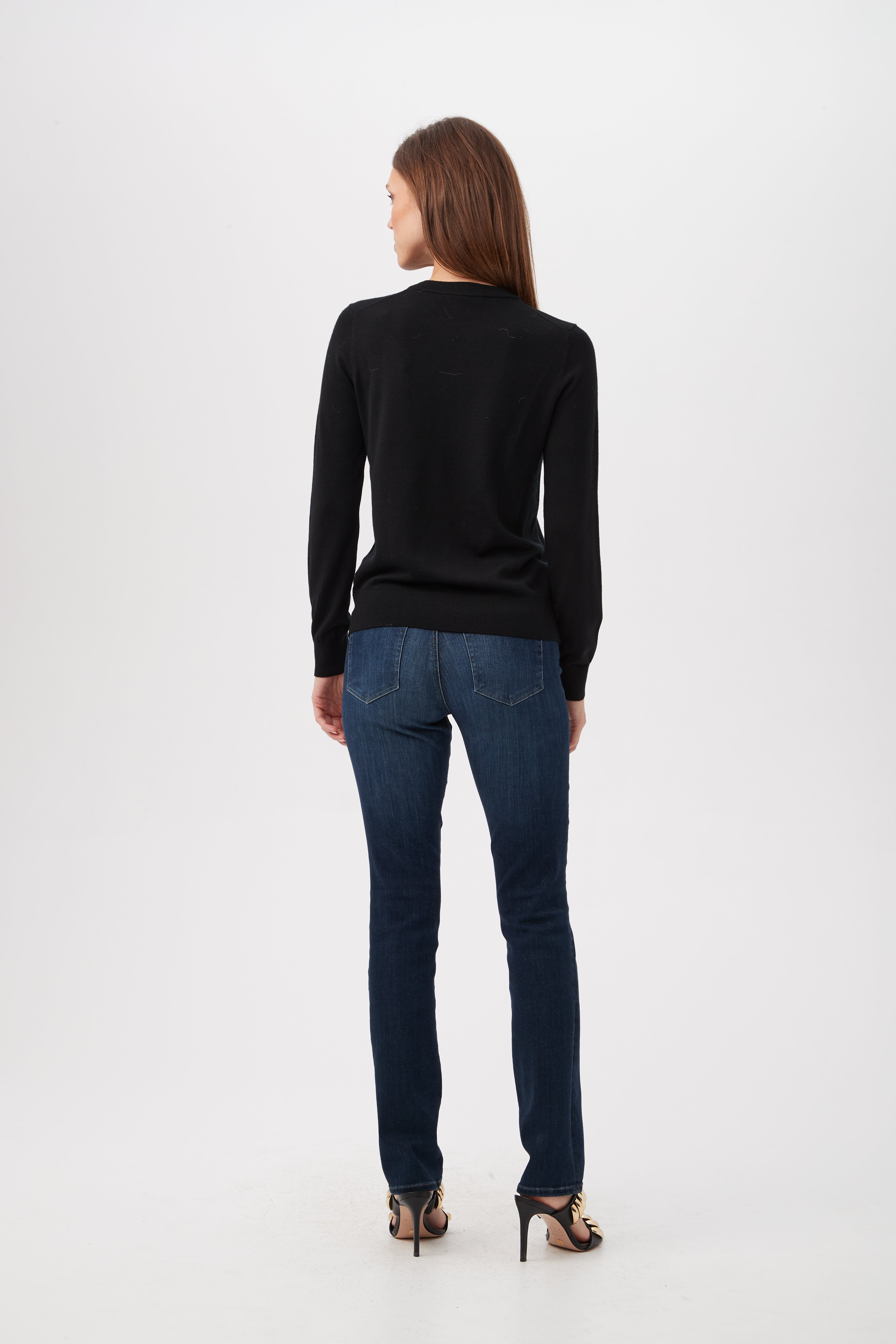 Queen B Merino Wool Sweater With Sequin Bee Detail