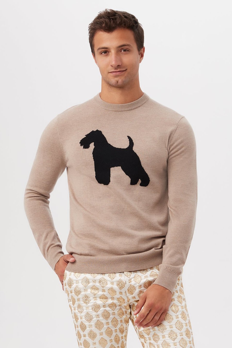 Weston Airedale Terrier Sweater - Merino Wool