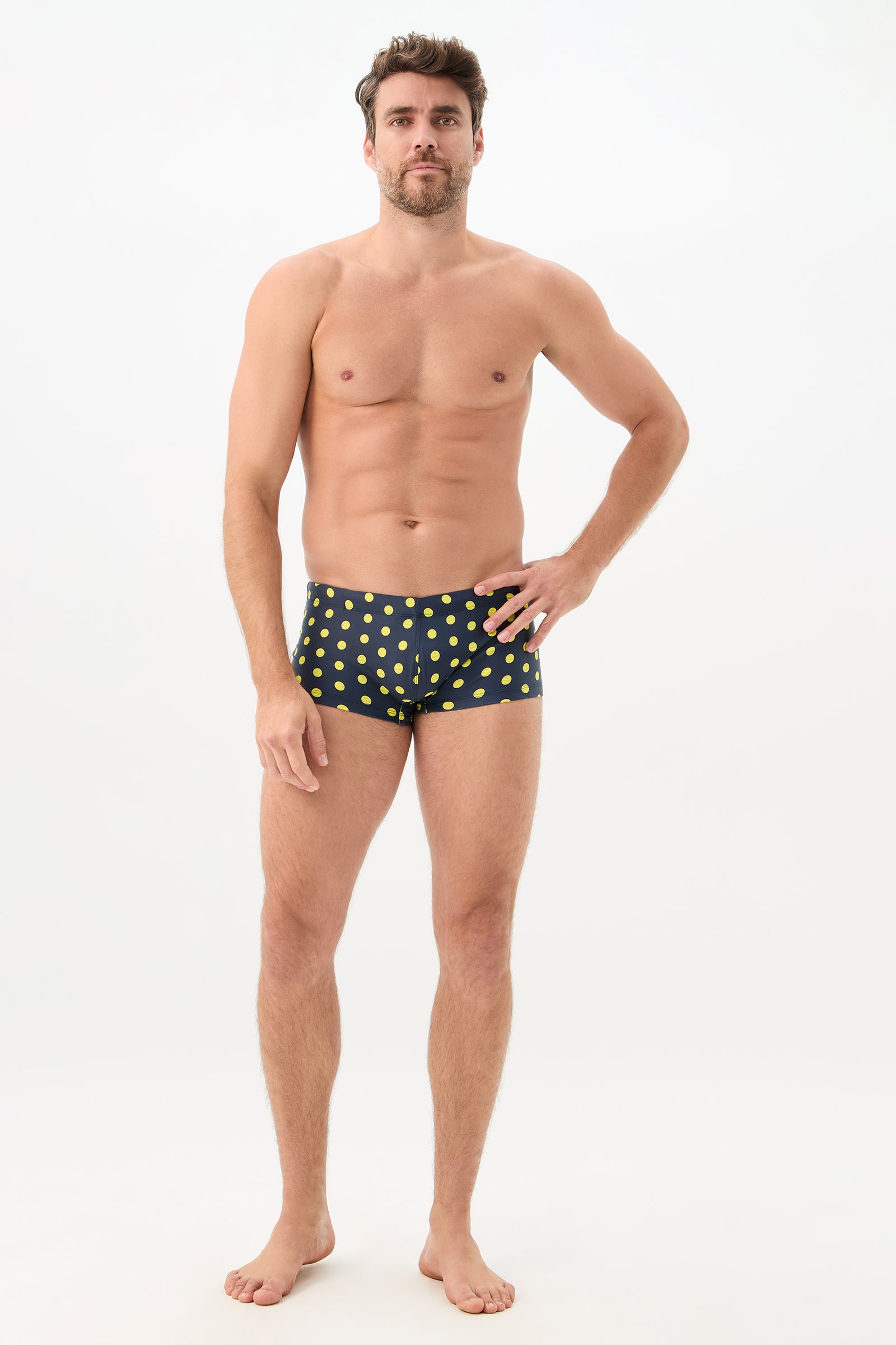 Sorrento Swim Trunk - Tennis Polka Dot