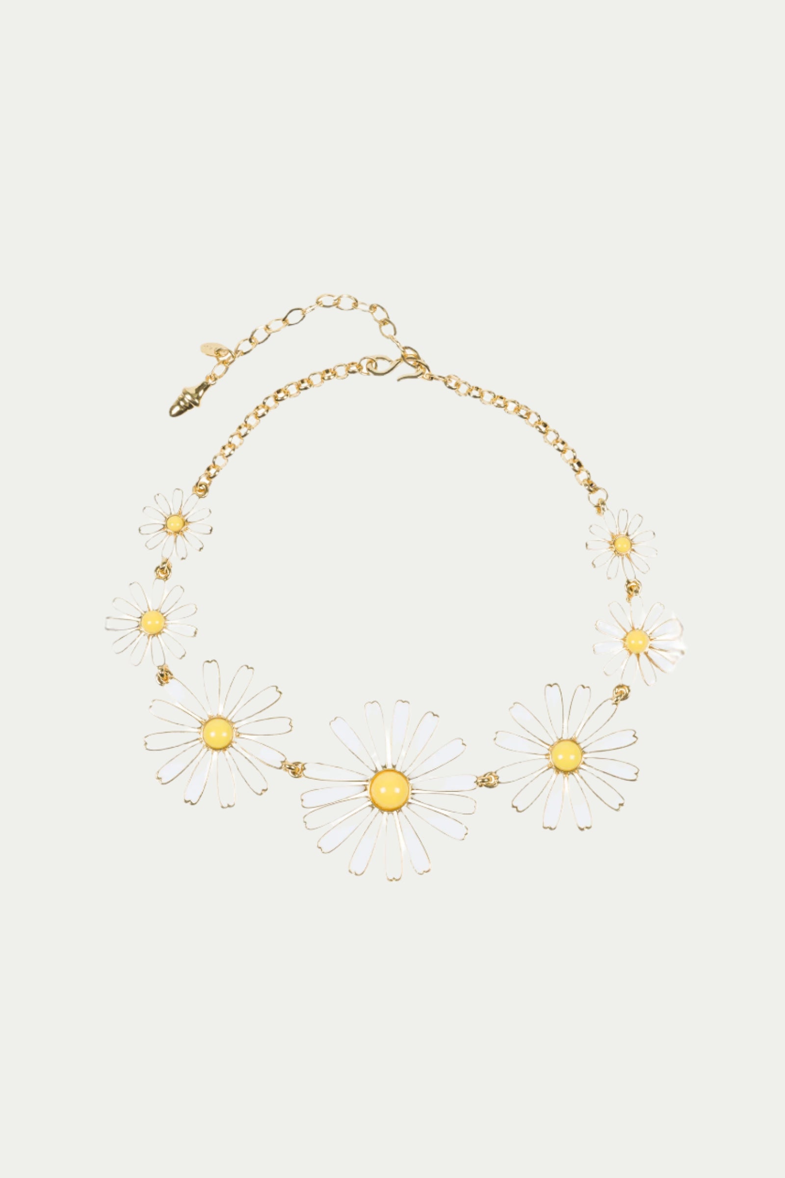 TT x KJL Daisy Enamel Collar Necklace